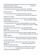 Livestock Care & Management Fill-in-the-Blank Vocabulary Worksheet sample page
