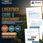 Livestock Care & Management Scaffolded Phenomena-Based Lesson: The Agroecosystem Nutrient Cycling and Welfare Paradox Student Response Sheet cover