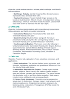Livestock Reproduction 5E Lesson Plan sample page