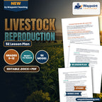 Livestock Reproduction 5E Lesson Plan cover
