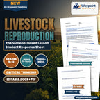Livestock Reproduction Phenomena-Based Lesson: The Neuroendocrine Estrous and Cryopreserved Genetics Paradox Student Response Sheet cover