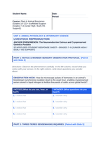 Livestock Reproduction Scaffolded Phenomena-Based Lesson: The Neuroendocrine Estrous and Cryopreserved Genetics Paradox Student Response Sheet sample page
