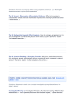 Livestock Reproduction Scaffolded Phenomena-Based Lesson: The Neuroendocrine Estrous and Cryopreserved Genetics Paradox Student Response Sheet sample page