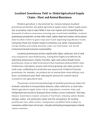 Localized Greenhouse Yield vs. Global Agricultural Supply Chains Reading Worksheet sample page