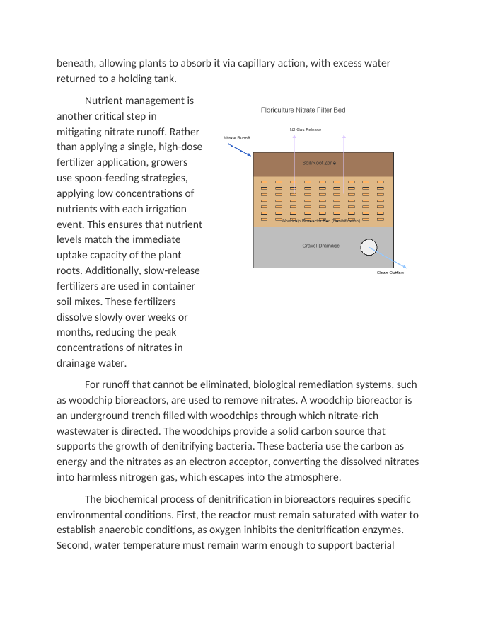 Mitigating Nitrate Runoff in Commercial Floriculture Reading Worksheet sample page