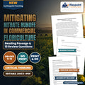 Mitigating Nitrate Runoff in Commercial Floriculture Reading Worksheet cover