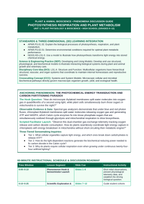 Photosynthesis, Respiration, & Plant Metabolism Phenomena-Based Lesson: The Photochemical Energy Transduction and Carbon Partitioning Paradox Teacher Discussion Guide sample page