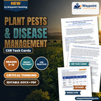 Plant Pests & Disease Management CER Task Cards cover