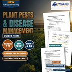 Plant Pests & Disease Management Guided Notes cover