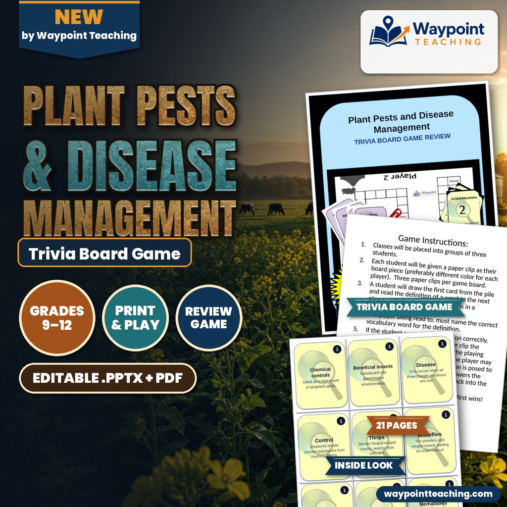 Plant Pests & Disease Management Trivia Board Game cover