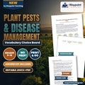 Plant Pests & Disease Management Vocabulary Choice Board cover