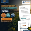 Plant Physiology & Growth Processes Bell Ringers & Exit Tickets cover