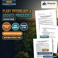 Plant Physiology & Growth Processes Lesson Quiz cover