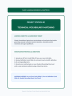 Plant Physiology & Growth Processes Project-Based Learning Activity sample page