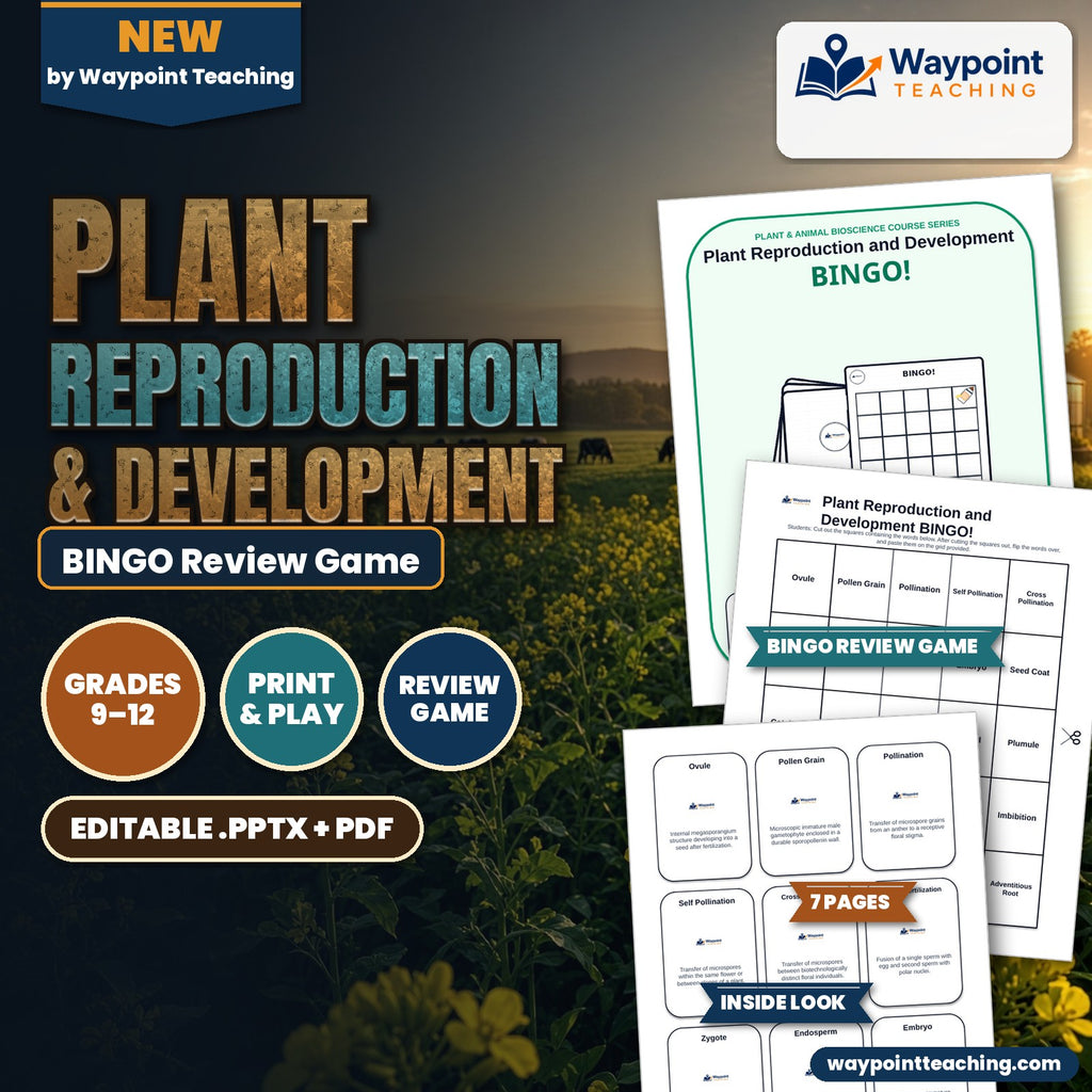 Plant Reproduction & Development BINGO Review Game cover