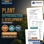 Plant Reproduction & Development Guided Notes cover