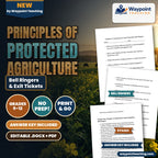 Principles of Protected Agriculture Bell Ringers & Exit Tickets cover