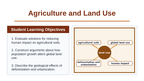 Agriculture & Land Use Slide Show Presentation sample page