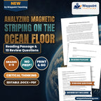 Analyzing Magnetic Striping on the Ocean Floor Reading Worksheet cover
