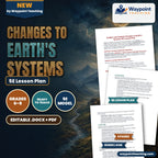 Changes to Earth's Systems 5E Lesson Plan cover