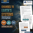 Changes to Earth's Systems Model Response & Scoring Guide cover