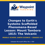 Changes to Earth's Systems Scaffolded Phenomena-Based Lesson: Mount Tambora 1815: The Volcanic Winter That Erased Summer Across the Globe Teacher Discussion Guide cover