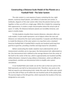 Constructing a Distance-Scale Model of the Planets on a Football Field Reading Worksheet sample page