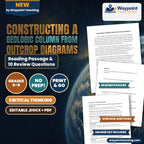 Constructing a Geologic Column from Outcrop Diagrams Reading Worksheet cover