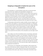 Designing an Infographic to Explain the Layers of the Atmosphere Reading Worksheet sample page