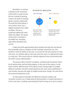Differentiating Between Rotation (Days) and Revolution (Years) Reading Worksheet sample page