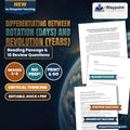 Differentiating Between Rotation (Days) and Revolution (Years) Reading Worksheet cover