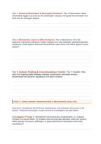 Earth's Changing Surface Over Time Phenomena-Based Lesson: The Birth of Surtsey: A Pristine Volcanic Island Emerging from the Ocean in Days Student Response Sheet sample page