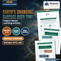 Earth's Changing Surface Over Time Project-Based Learning Activity cover