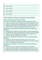 Earth's Changing Surface Over Time Substitute Lesson Plan sample page
