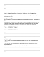 Earth's Layers & Structure Bell Ringers & Exit Tickets sample page
