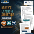 Earth's Layers & Structure Model Response & Scoring Guide cover