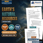 Earth's Natural Resources Lesson Quiz cover