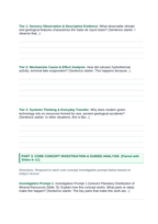 Earth's Natural Resources Scaffolded Phenomena-Based Lesson: Salar de Uyuni: The World's Giant Mirror and Vast Lithium Reservoir Student Response Sheet sample page