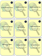 Earth's Natural Resources Trivia Board Game sample page