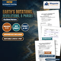 Earth's Rotations, Revolutions, & Phases Guided Notes cover