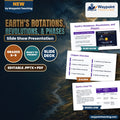 Earth's Rotations, Revolutions, & Phases Slide Show Presentation cover