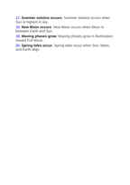 Earth's Rotations, Revolutions, & Phases Vocabulary Words & Definitions sample page