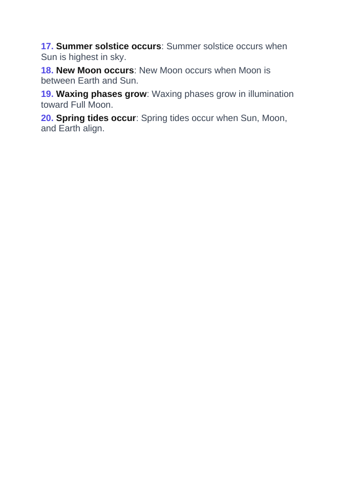 Earth's Rotations, Revolutions, & Phases Vocabulary Words & Definitions sample page
