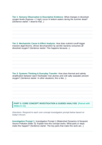 Ecosystems & Water Quality Scaffolded Phenomena-Based Lesson: The Gulf of Mexico Dead Zone: When Summer Waters Run Out of Oxygen Student Response Sheet sample page