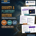 Gravity & Planetary Motion Slide Show Presentation cover