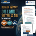 Human Impact on Land, Water, & Air 5E Lesson Plan cover