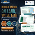Human Impact on Land, Water, & Air Phenomena-Based Lesson: The Great Pacific Garbage Patch: A Swirling Plastic Vortex in the Open Ocean Presentation cover