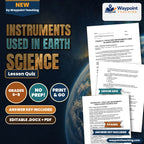 Instruments Used in Earth Science Lesson Quiz cover