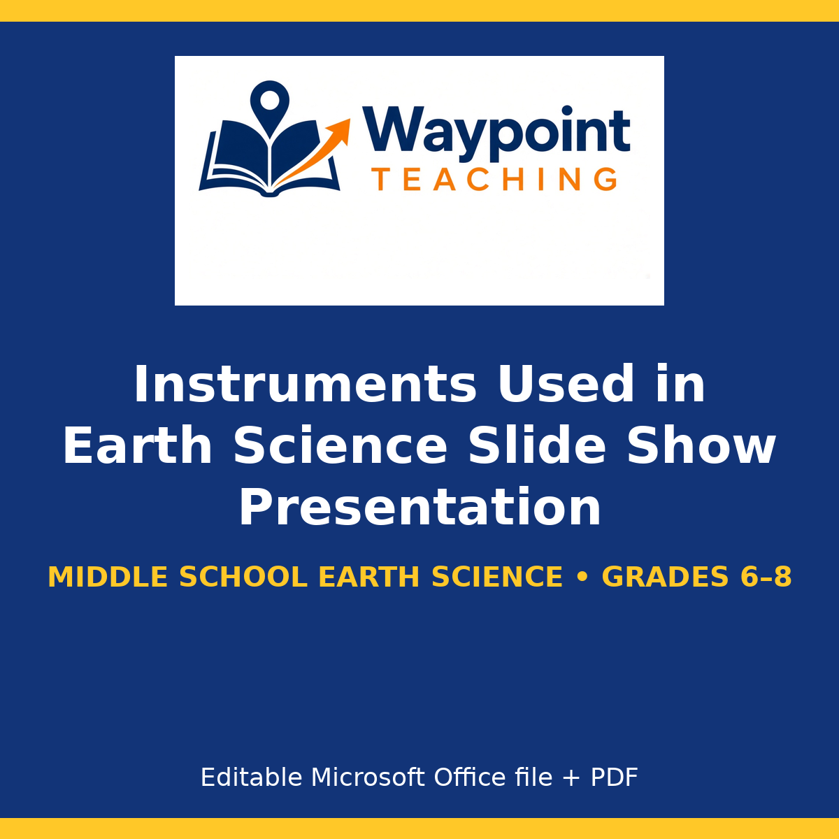 Instruments Used in Earth Science Slide Show Presentation cover