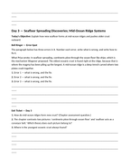 Intro to Plate Tectonics Bell Ringers & Exit Tickets sample page